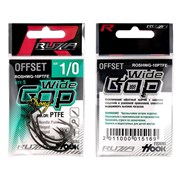 RUZZA Крючок офсетный Offset Strong Hook Wide Gap №1/0 5шт 34510