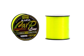 Леска KAIDA Carp Line Sinking Fluo Yellow 1000м 0.309мм 7.59кг