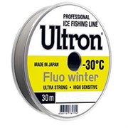 Леска ULTRON Fluo Winter 0,22мм 5.5кг 30м флуоресцентная