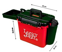 Ящик рыболовный зимний Lucky John (из 6-ти частей) 38x26x31.5cm