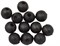 Силиконовые бусины CosmoCarp d-8мм черные уп.10шт - фото 15807