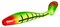 Виброхвосты LJ 3D  KUBIRA SWIM SHAD 7,0in (17,50)/PG15 2шт. 17437