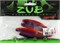 Приманка ZUB-IZI 99мм(4")-4шт, (цвет 021) фиолетовый верх -красный низ 27309