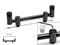 Перекладина снэг-бар Nautilus Blacktron 2 rod Snagbar 18cm NSB-218 на 2 удилища 15092