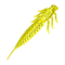 Приманка ZUB-LARVA 60мм(2,4")-7шт, (цвет 310) желтый с блестками 32780