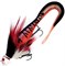 Бактейл Frapp Rowdy Head painted 24см (70г) 04 Red Bite 33396