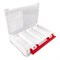 RUZZA Коробка 2-х сторонняя для приманок 195x130x40мм 3 перегородки + 15 перемычек 33987