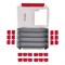 RUZZA Коробка для приманок 205x145x28мм 24 перемычки 33998