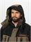 Костюм зимний Huntsman Siberia Lux хаки/чёрный  (размер: 48-50, рост: 182-188) 13504