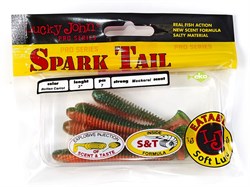 Виброхвосты съедоб. LJ Pro Series Spark Tail 3,0in (07,60)/T56 7шт. - фото 10597