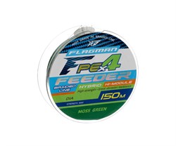 Шнур Flagman PE Hybrid F4 Feeder 150м Moss Green 0,10мм 4,6кг - фото 10870