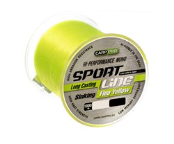 Леска Carp Pro Sport Line Fluo Yellow 1000м 0,335мм - фото 12275