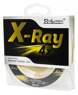 Леска плетеная RUBICON X-Ray 4x 135m Желтая, 0,18 mm 14,5кг 15353 - фото 12544