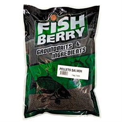 Пеллетс рыболовный медленно растворимый Fishberry темный 2 мм 1 кг - фото 14344