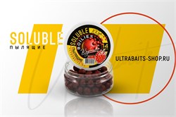 Бойлы насадочные растворимые ULTRABAITS (КЛУБНИКА) 14мм, банка 100 гр. - фото 15706