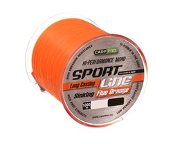 Леска Carp Pro Sport Line Fluo Orange 1000м 0.310мм - фото 17219