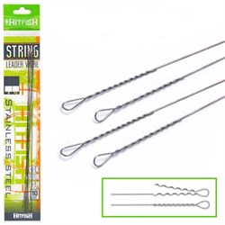 Поводок струна HITFISH String Leader Wire 175мм d 0.30 9кг уп.(10 шт) 18151 - фото 17414