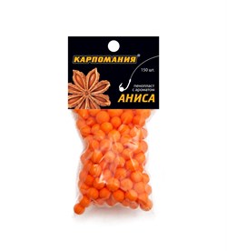 Пенопласт оранжевый с ароматом аниса (150шт) Карпомания - фото 22075