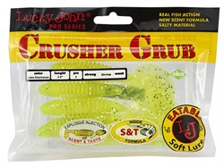 Твистеры съедобные LJ Pro Series Crusher Grub 3.9 in (99 мм), цвет 071, 5 шт 21571 - фото 23037