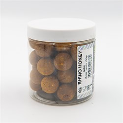 Бойлы Rhino растворимые насадочные Rhino Honey (мёд), 18 мм, банка 150 гр - фото 23548