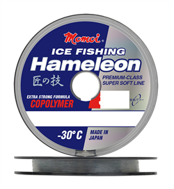 Леска Momoi Hameleon ICE Fishing 0,12 мм, 1,7 кг, 50 м, серебряная - фото 25661