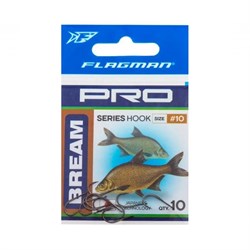 Крючки Flagman Pro Bream №14  уп,10шт 24910 - фото 29287