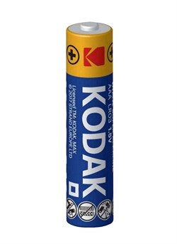 Батарейка Kodak AAA MAX Super Alkaline LR03 1.5V (мизинчиковая) 26186 - фото 31041