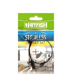 Стальной поводок HITFISH Stainless leader 300мм d 0.39 18.8кг 1*7 нитей уп. (4 шт) 26446 - фото 31430