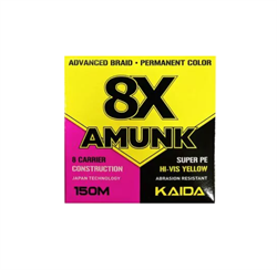 Шнур плетеный KAIDA AMUNK SUPER PE 8X 0.12мм 10.26кг 150м 27806 - фото 34109