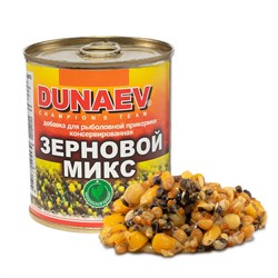 Добавка для прикормки металлобанка 320мл "Дунаев Зерновой Микс" 28557 - фото 35701