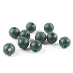 Силиконовые бусины CosmoCarp d-8мм зелёные уп.10шт 28706 - фото 35884