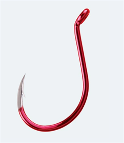 Крючок одинарный BKK Red Octopus Beak (A-BP-2010) #10 (7шт) кольцо 29165 - фото 36549
