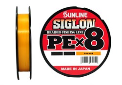 Шнур Sunline SIGLON PE X8 #1,2  0,187мм 9,2кг 150м Orange 29610 - фото 37310