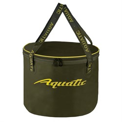 Герметичное ведро AQUATIC В-15Х для замешивания корма с крышкой 24л (цвет: хаки) 29893 - фото 38087