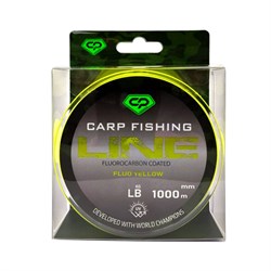 CARP PRO Леска Fluorocarbon Coated Fluo Yellow 1000м 0,405мм 30426 - фото 39058