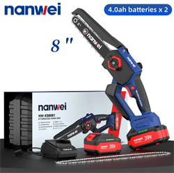 Аккумуляторная цепная пила NANWEI NW_ES8081 20В 8 дюймов 31048 - фото 40332