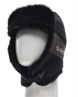 Шапка-ушанка Huntsman Siberia хаки-чёрный/мех Норка, тк. Breatheable р 56-58 31187