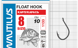 Крючок Nautilus Float Карп/карась 1133BN № 8 (уп. 10шт) 31450