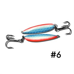 Блесна Алтынка тройник цветная #6 24гр. 31492