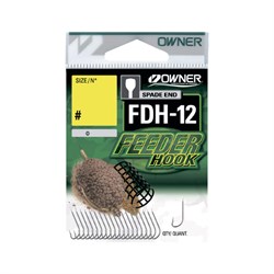 OWNER Крючок Feeder Hook FDH-12 white №18 20шт 31697