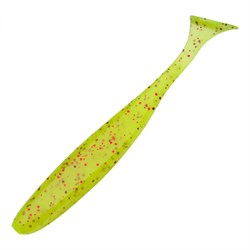 Съедобная резина Keitech Easy Shiner 4" PAL#01 Chartreuse Red Flake 32562