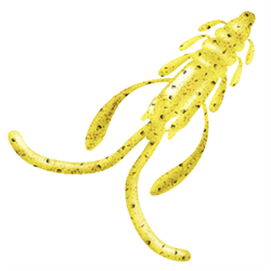 Приманка ZUB-NIMFA 45мм(1,8")-8шт, (цвет 310) желтый с блестками 32620