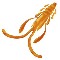 Приманка ZUB-NIMFA 45мм(1,8")-8шт, (цвет 201) оранжевый 32626