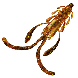 Приманка ZUB-NIMFA 45мм(1,8")-8шт, (цвет 911) машинное масло с блестками 32628