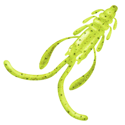 Приманка ZUB-NIMFA 45мм(1,8")-8шт, (цвет 351) шартрез с блестками 32639