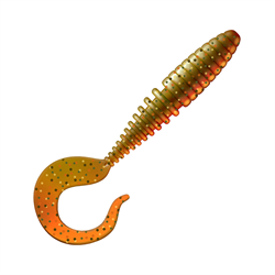 Приманка ZUB-TWIST 75мм(3")-6шт, (цвет 911) машинное масло с блестками 32655