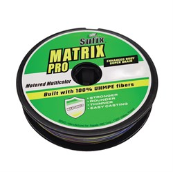 Шнур плетёный SUFIX Матрикс Про x6 разноцветный 100 м. 0.15 мм. 10 кг. 34304