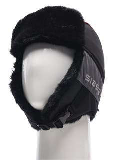Шапка-ушанка Huntsman Siberia серый-чёрный/мех Норка, тк. Breatheable р 58-60 34525