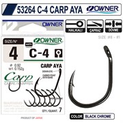 Крючки OWNER C-4 Carp Aya 53264 № 8 (уп. 9шт)
