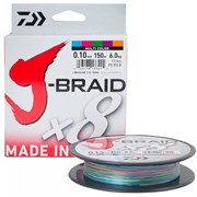 Шнур Daiwa J-Braid X8 150м 0.20мм 13кг Multicolor